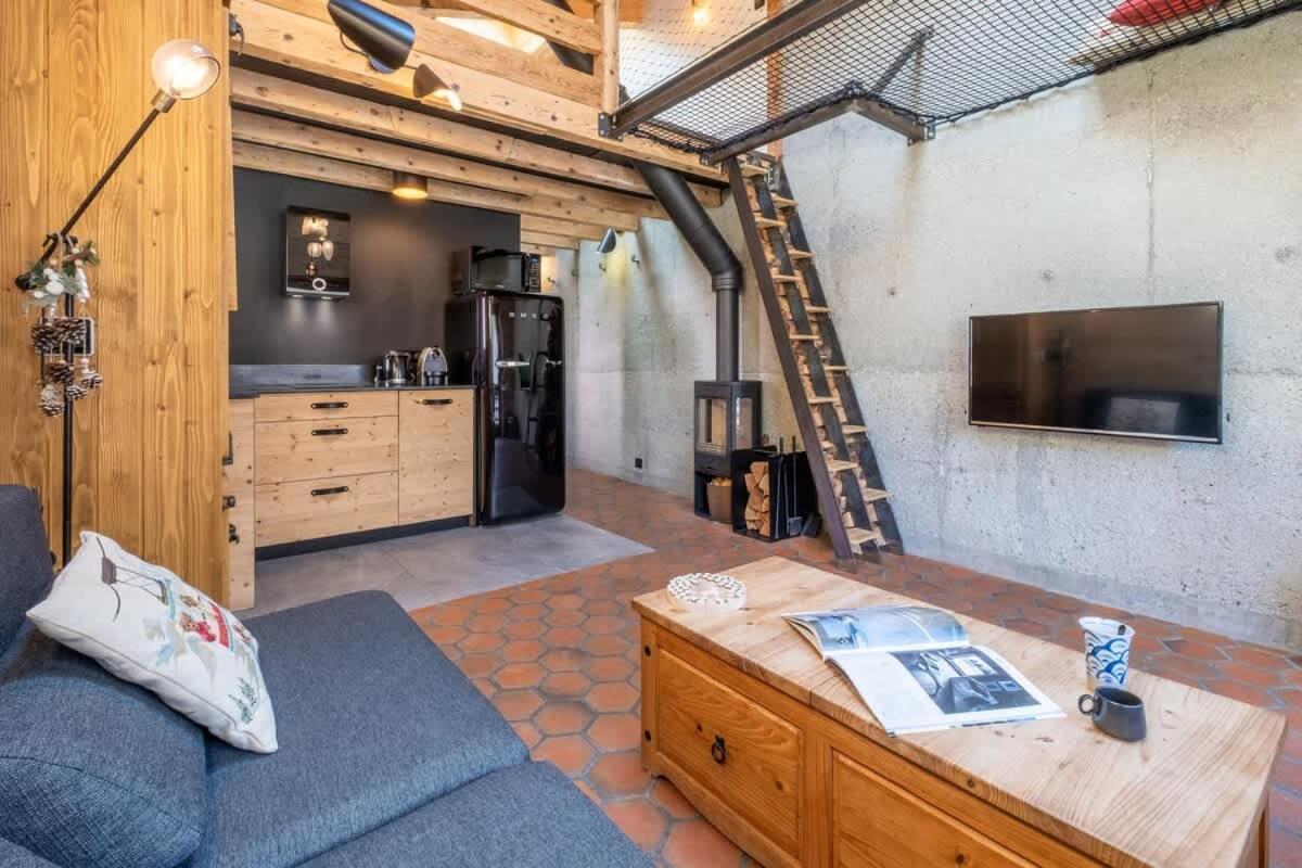 Chalet Racar Pour 4 Personnes, Centre Ville Et Vue Sur La Montagne Chamonix Dış mekan fotoğraf