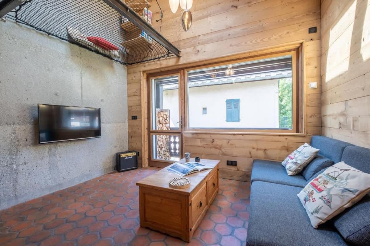 Chalet Racar Pour 4 Personnes, Centre Ville Et Vue Sur La Montagne Chamonix Dış mekan fotoğraf